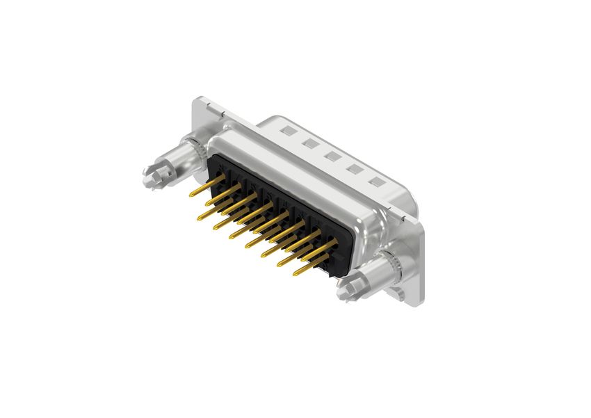 CONEC 163A161 15 Way Straight Threaded Mount D-Sub Connector, with Plug Male