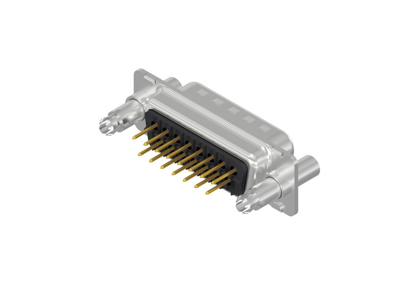 CONEC 163A162 15 Way Straight Threaded Mount D-Sub Connector Male