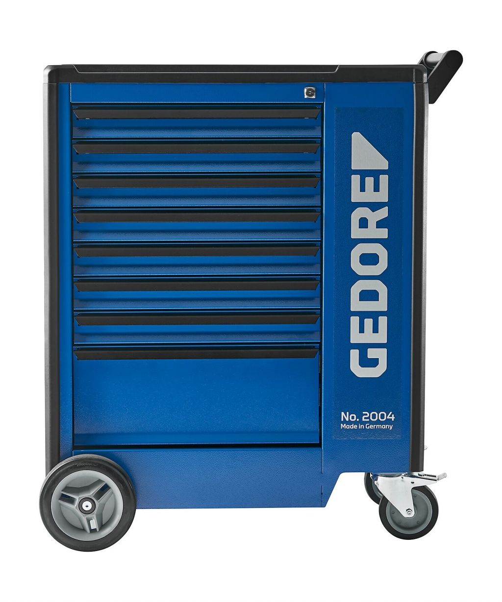 Gedore 8 Drawer Wheeled Tool Trolley, Sheet Metal