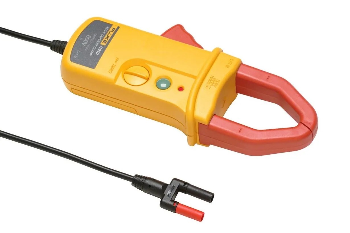 Fluke I1010 Current Clamp, 1000 A DC Max, AC/DC Adapter, 600 A ac AC Max, Voltage Output