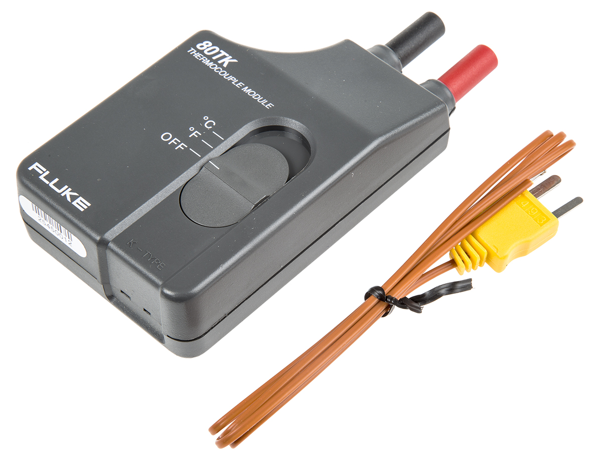 Fluke 80TK Thermocouple Module 12 Series, 190 Series, 111 Series, 110 Series, 10 Series, 20 Series, 177 Series, 12B