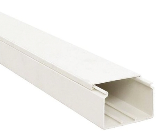 Planet-Wattohm Viadis White, W90mm x D40 mm, L2 m, Polyvinyl Chloride