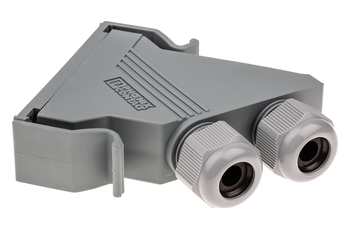 1652198 Phoenix Contact VS-25-SET-STD Series Polyamide 45° D-Sub Backshell, 25 Way