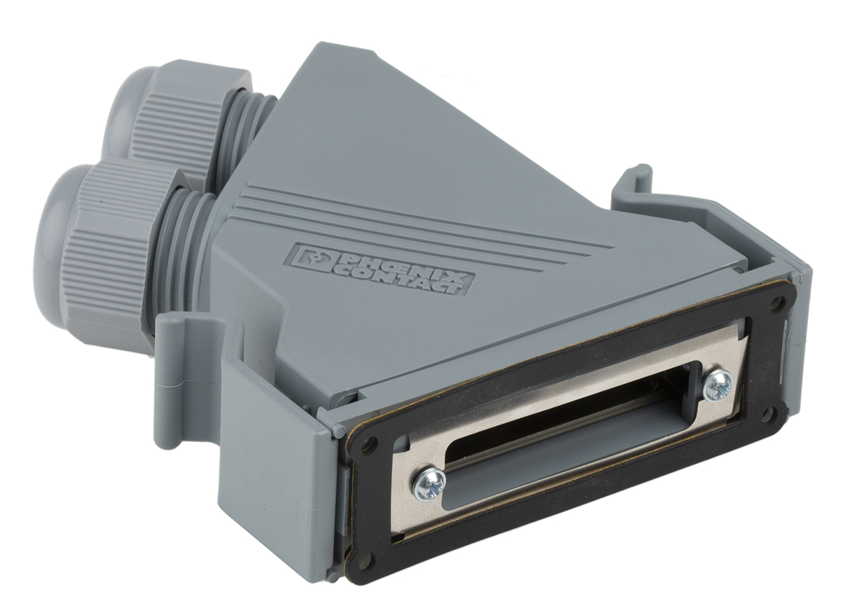 Phoenix Contact VS-25-SET-EMV Series Polyamide 45° D-Sub Backshell, 25 Way
