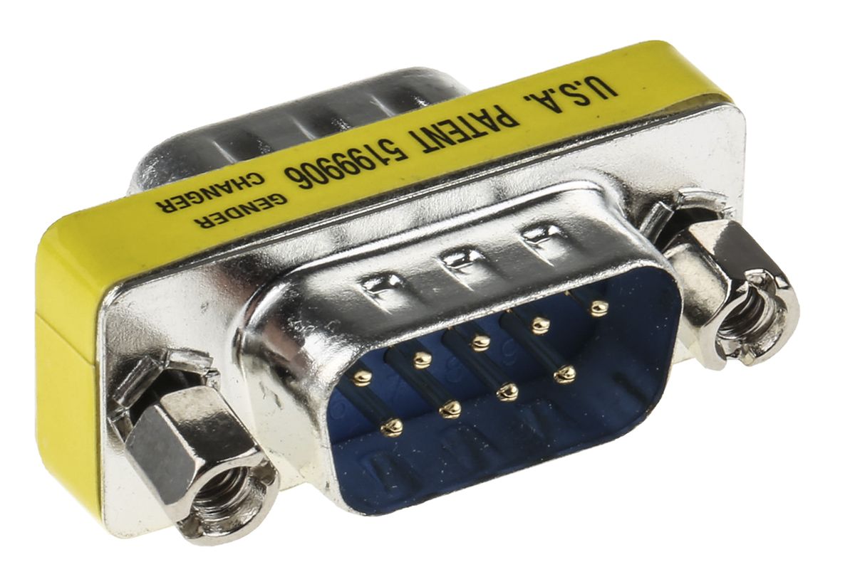 Phoenix Contact D-Sub Adapter 9-Way D-Sub to Male Male 9-Way D-Sub Male Male