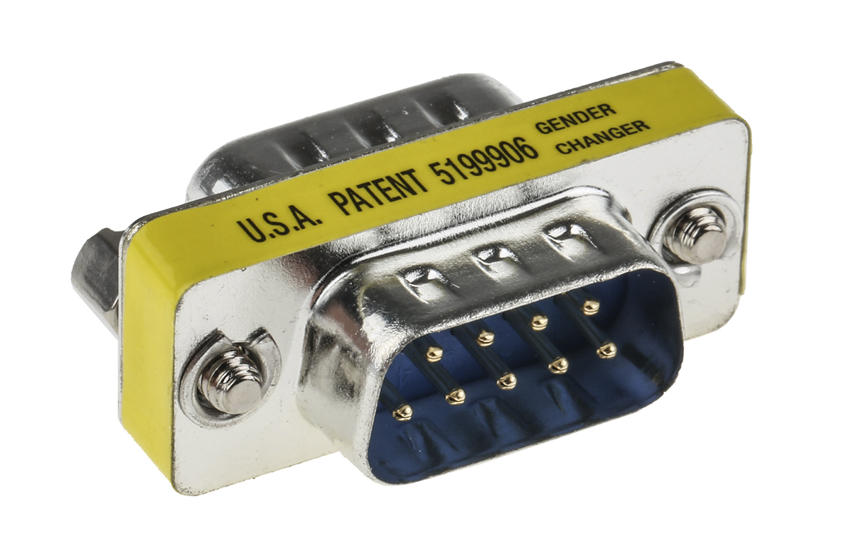 1652651 Phoenix Contact D-Sub Adapter 9-Way D-Sub to Male Male 9-Way D-Sub Male Male