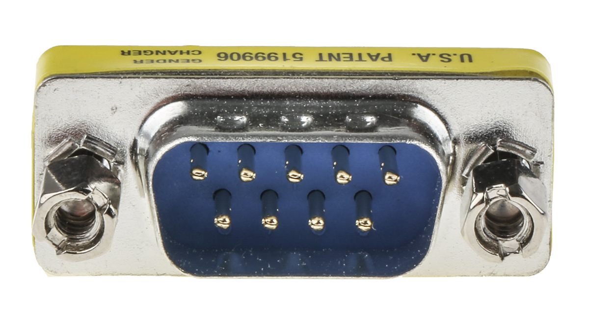 1652651 Phoenix Contact D-Sub Adapter 9-Way D-Sub to Male Male 9-Way D-Sub Male Male