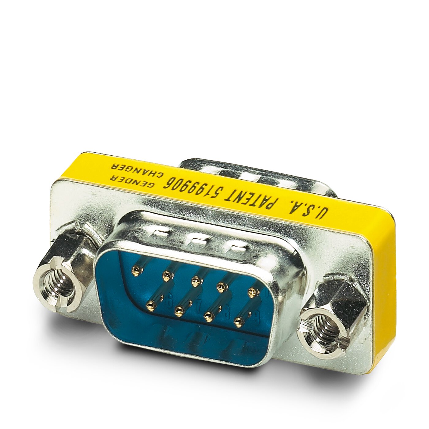 1652651 Phoenix Contact D-Sub Adapter 9-Way D-Sub to Male Male 9-Way D-Sub Male Male