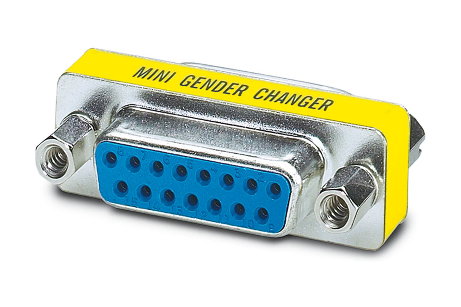 Phoenix Contact D-Sub Adapter 15-Way D-Sub to Female Female 15 Way D-Sub Female Female