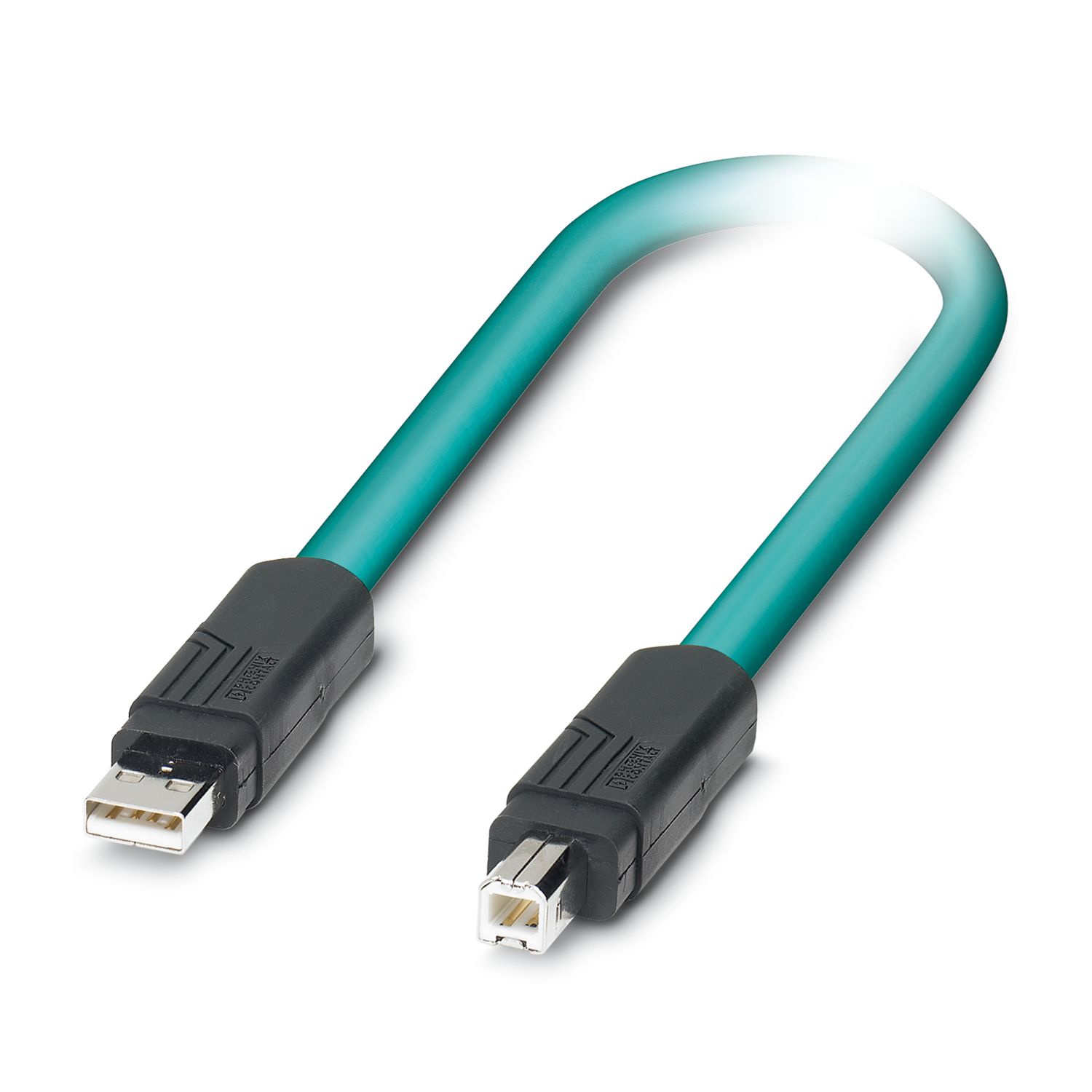 Phoenix Contact IC Socket USB Cable, Male USB Type A to Male, USB 2.0 USB B, 2 m