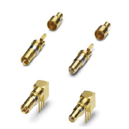 1655580 Phoenix Contact, VS-ST-KX-50-RG58 Series, Female Solder Cup D-Sub Connector Coaxial Contact, Gold Plated Socket 18 AWG