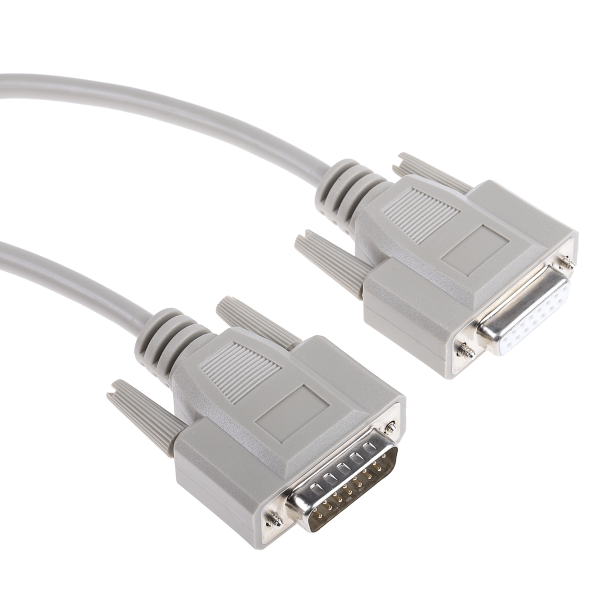 Phoenix Contact Male D-Sub 15-Pin to Female DB15 Serial Cable, 2 m Polyvinyl Chloride, VS-15-DSUB-20-LI-2.0 Series