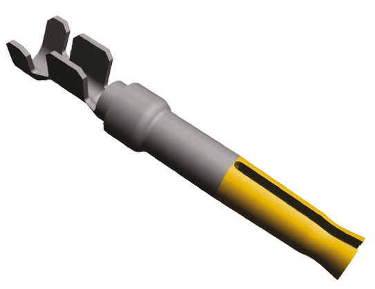 TE Connectivity, AMPLIMITE HDP-20 Series, size 20 Female Crimp D-Sub Connector Contact, Gold over Nickel Signal 24 AWG