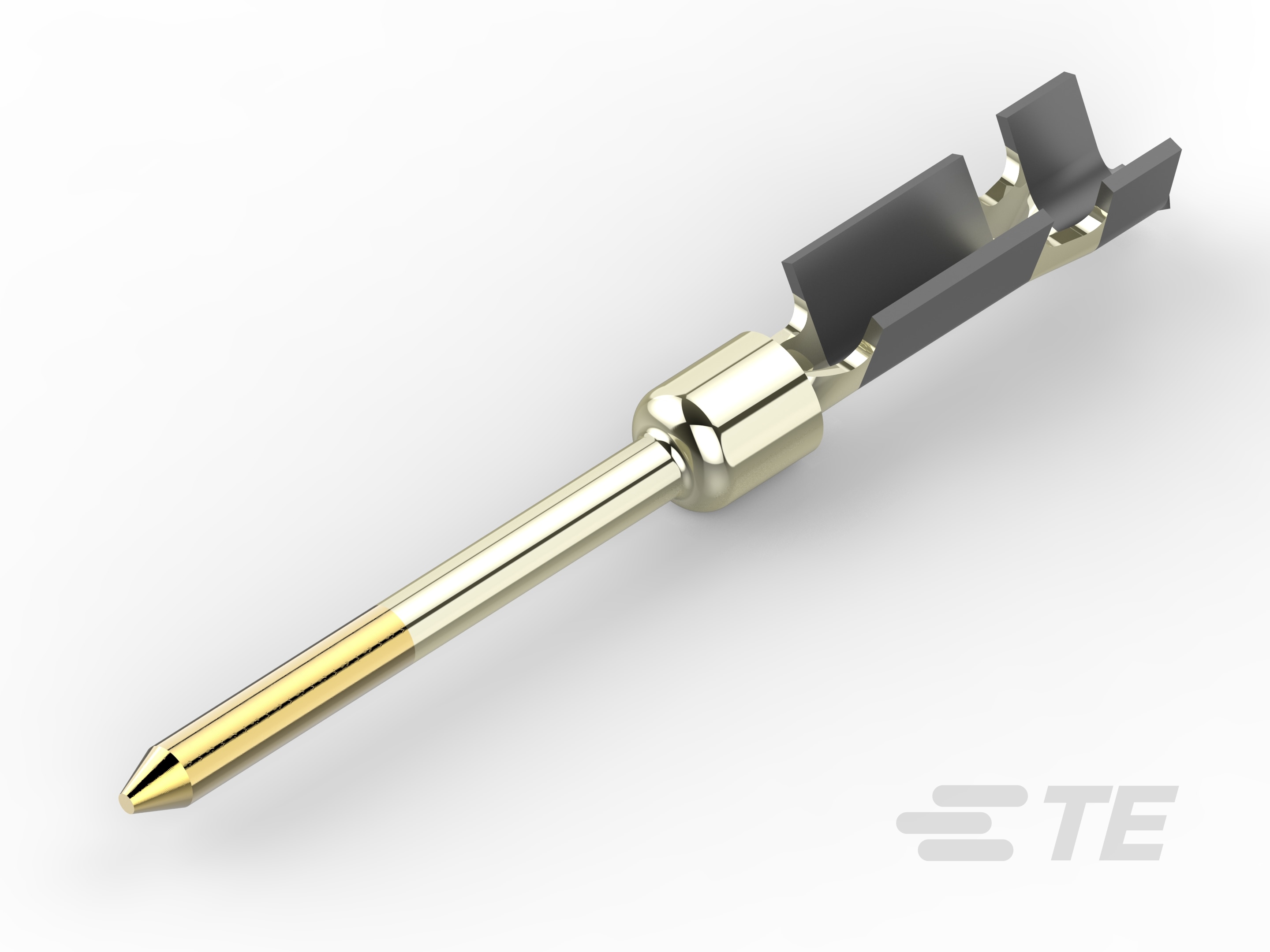 TE Connectivity, AMPLIMITE Series, size 22 mm Male Crimp D-Sub Connector Contact, Gold Flash Pin 28 AWG