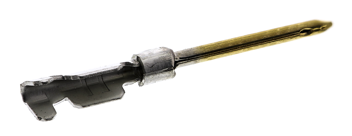 TE Connectivity, AMPLIMITE HDP-22 Series, size 22 Male Crimp D-Sub Connector Contact, Gold over Nickel Signal 22 AWG