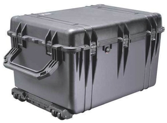 Peli 1660 Plastic Waterproof Watertight Transit Case Wheeled, 800 mm 581 mm 482 mm