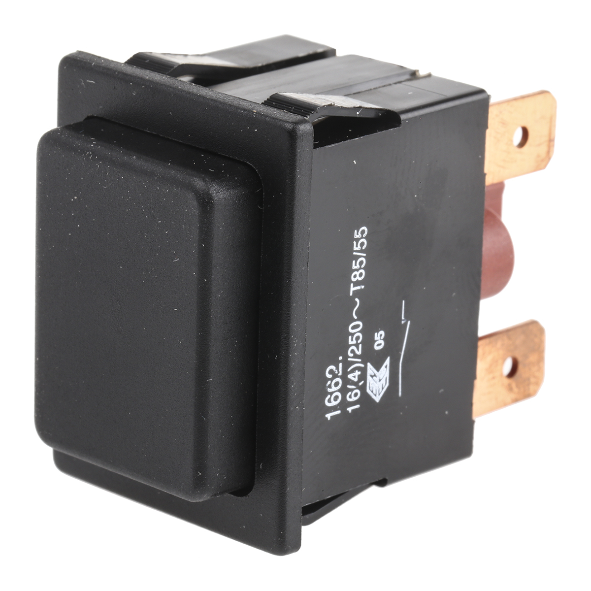 Marquardt Push Button Switch, Momentary, Panel, 22.2 x 30.4 mm Cutout, SPST, IP40 250 V ac