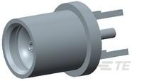 TE Connectivity AMP Series Through Hole Male, 50 Ω, Vertical Body Push-in