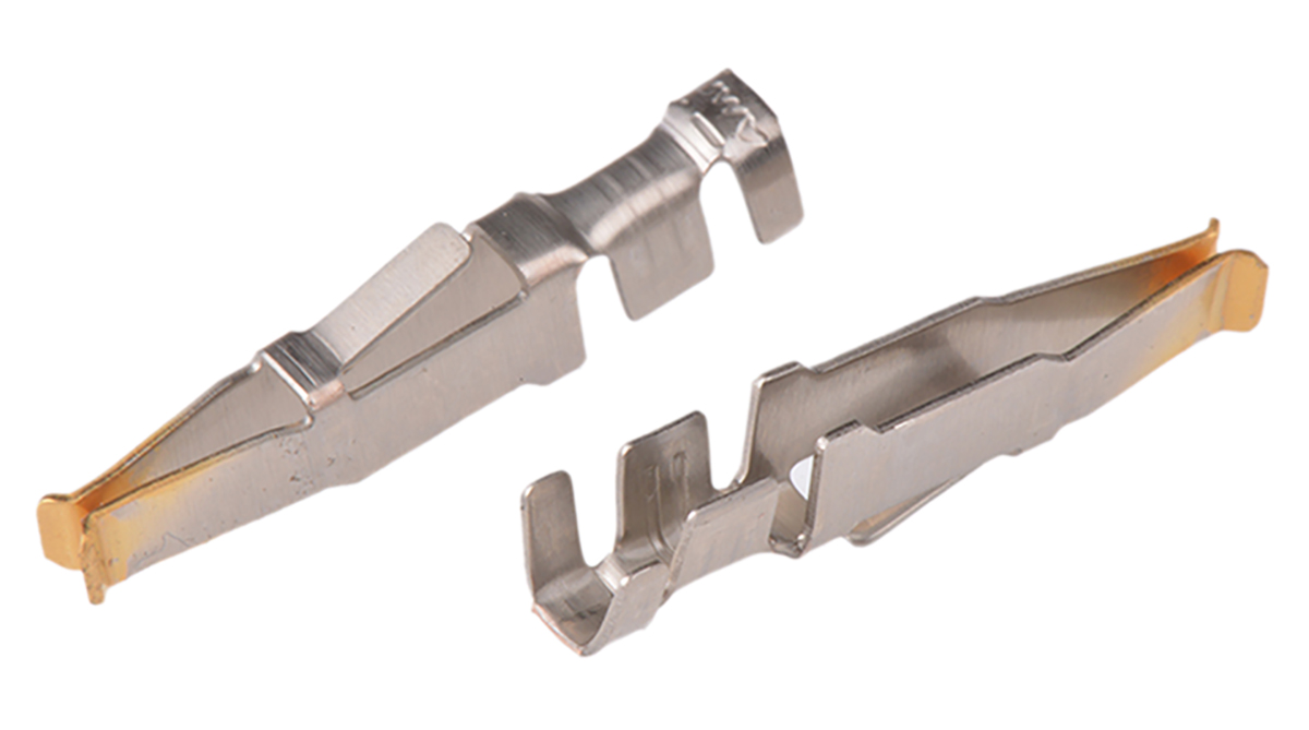TE Connectivity  AMP, Straight  Cable-to-Cable , Female  Gold , Phosphor Bronze, Backplane Connector Contact