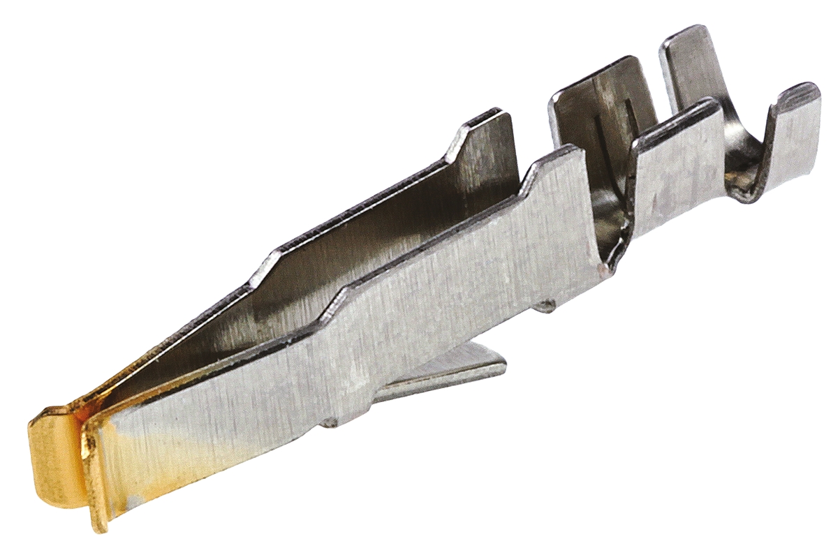 166633-1 TE Connectivity  AMP, Straight  Cable-to-Cable , Female  Gold , Phosphor Bronze, Backplane Connector Contact