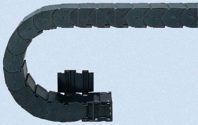 Igus e-chain Black, W93mm x D64 mm, L1 m, 100 mm Min. Bend Radius, Igumid G
