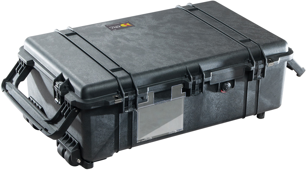 Peli 1670 Plastic Waterproof Watertight Transit Case Wheeled, 284 mm 788 mm 492 mm