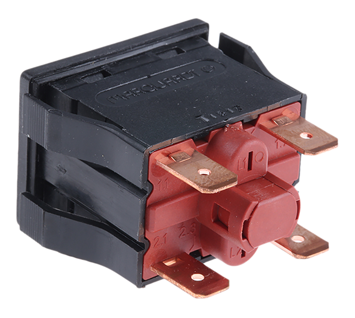 16705202 Marquardt Illuminated Push Button Switch, Panel Mount Green, DPST, IP54