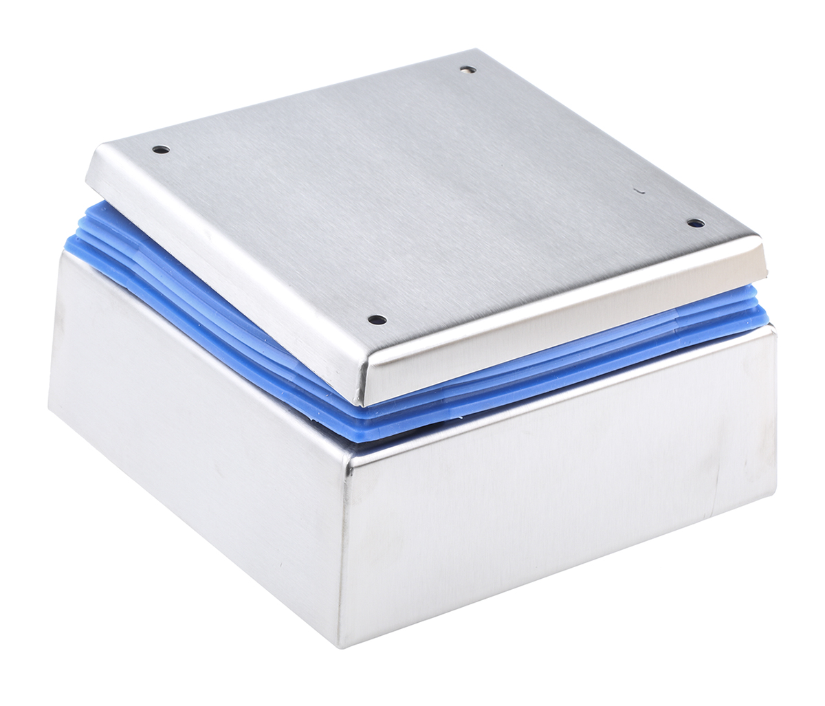 Rittal HD Series Stainless Steel Terminal Box, IP66, IPX9, 150 mm x 150 mm x 80 mm