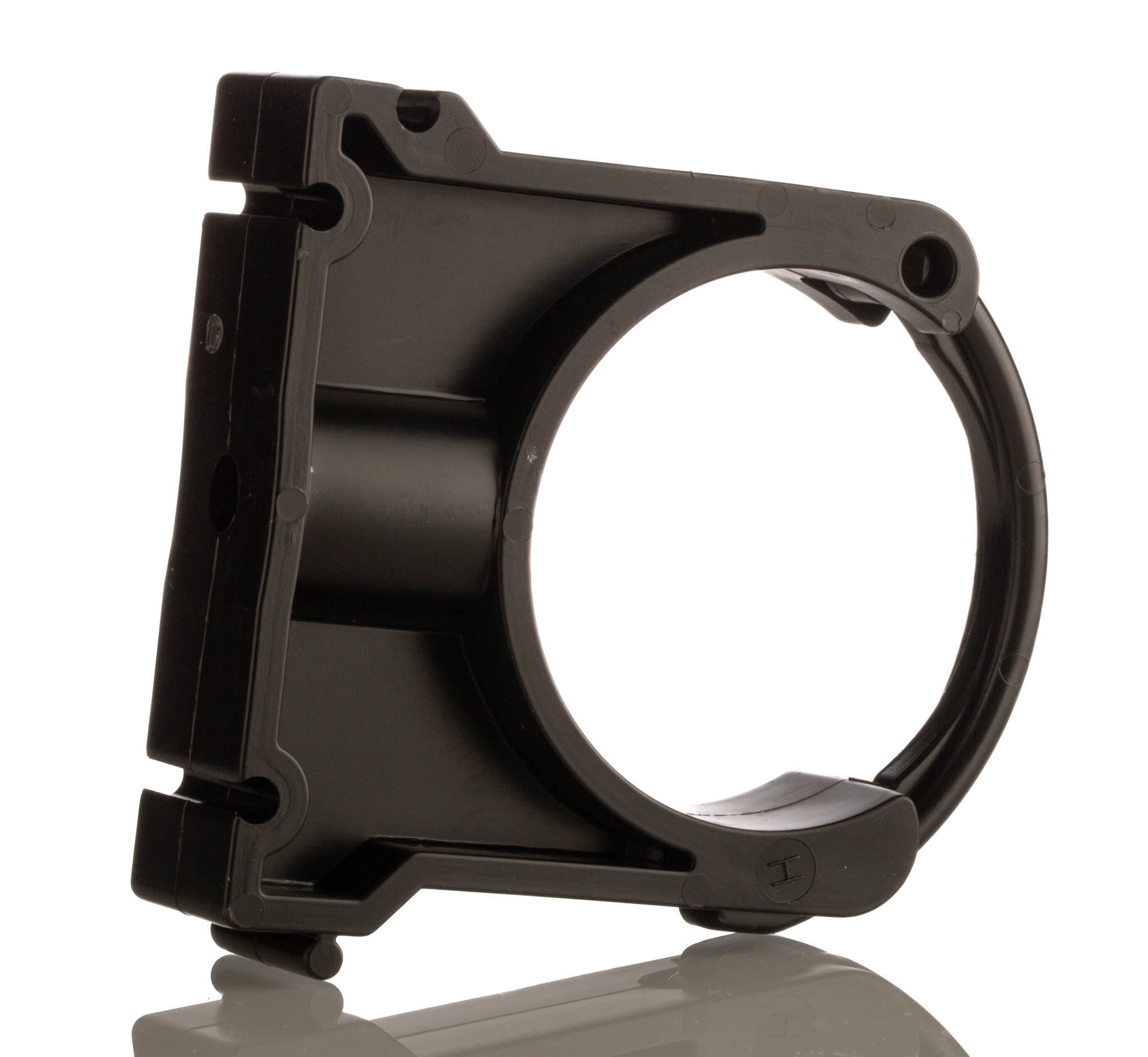 167061040 Georg Fischer Galvanised Polypropylene Black Pipe Clamp, 0.28 in
