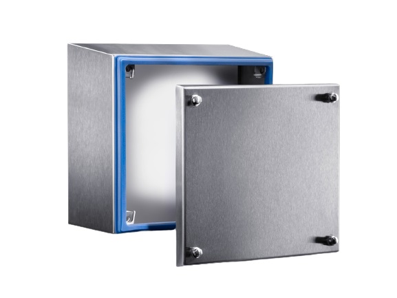 1672600 Rittal HD Series Stainless Steel Terminal Box, IPX9, IP66, 200 mm x 200 mm x 120 mm