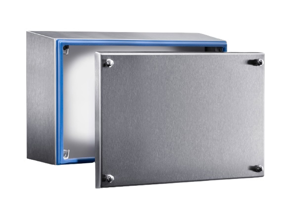 1674600 Rittal HD Series Stainless Steel Terminal Box, IP66, IPX9, 200 mm x 200 mm x 120 mm