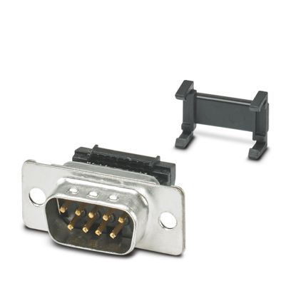 Phoenix Contact, VS-09 Series, Male Plug-In D-Sub Connector Contact, Gold Plated Pin