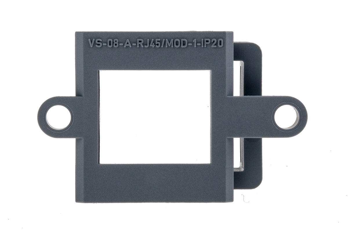 1689433 Phoenix Contact VS-08-A-RJ45/MOD-1-IP20 RJ45 1 Port Panel Mount Frame