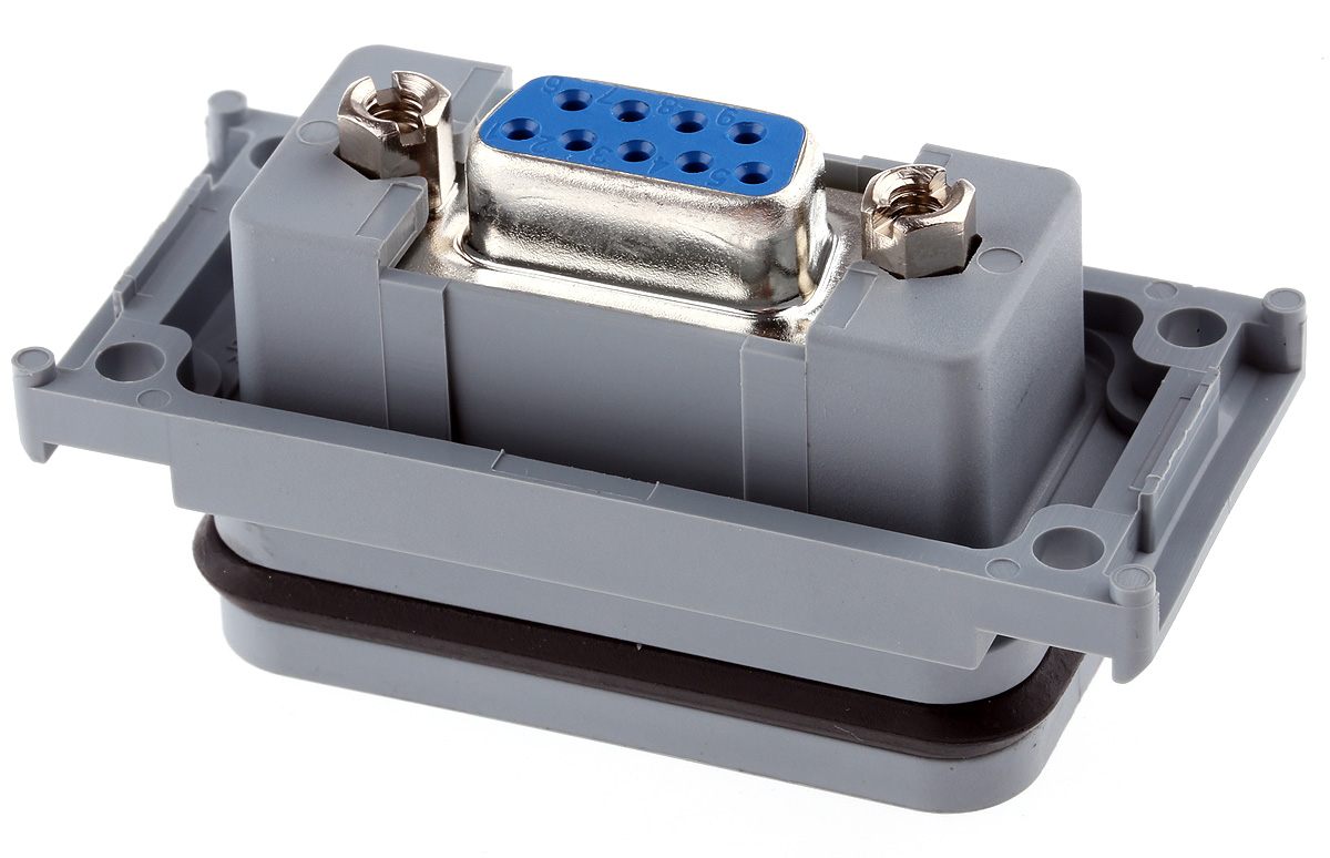 1689695 Phoenix Contact D-Sub Adapter 9-Way D-Sub to Female Female 9-Way D-Sub Female Female