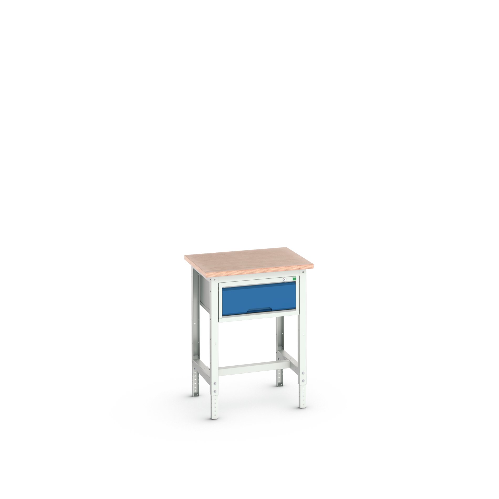 Bott Steel Workbench, 200kg Max Load Adjustable Height, 930 mm x 600mm x 700 mm