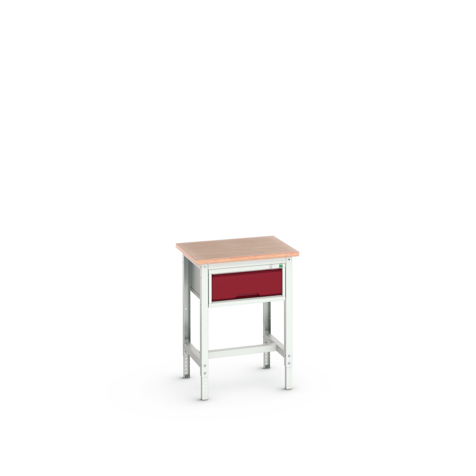 Bott Steel Workbench, 200kg Max Load Adjustable Height, 930 mm x 600mm x 700 mm