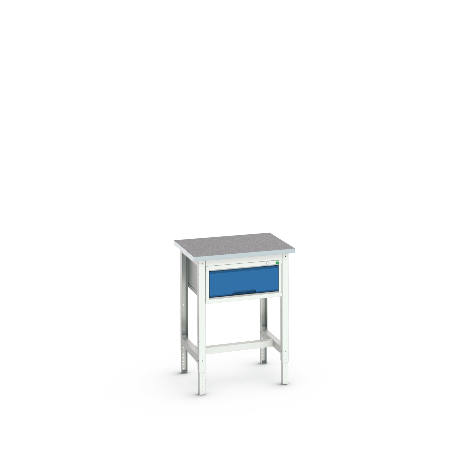 Bott Steel Workbench, 200kg Max Load Adjustable Height, 930 mm x 600mm x 700 mm
