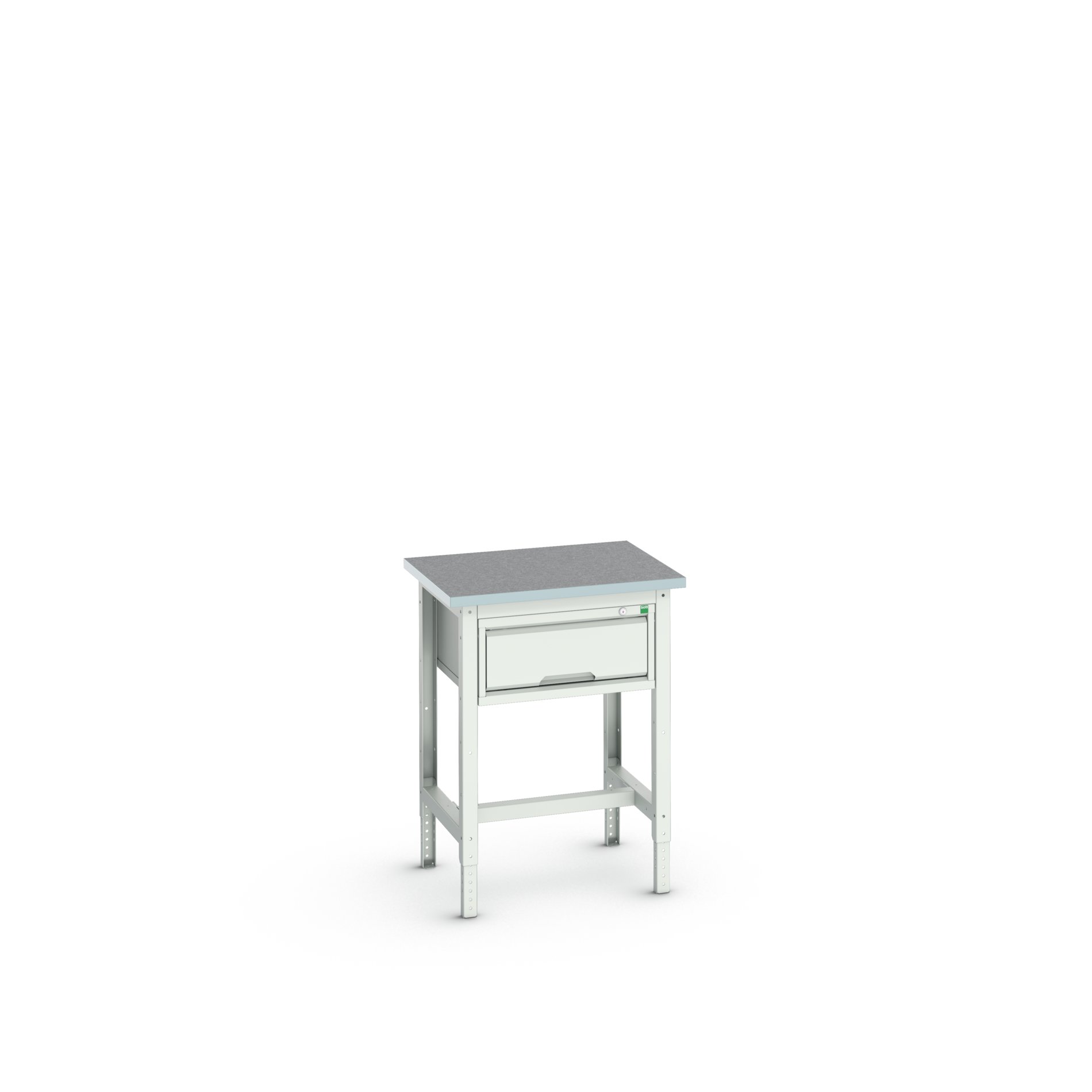 Bott Steel Workbench, 200kg Max Load Adjustable Height, 930 mm x 600mm x 700 mm