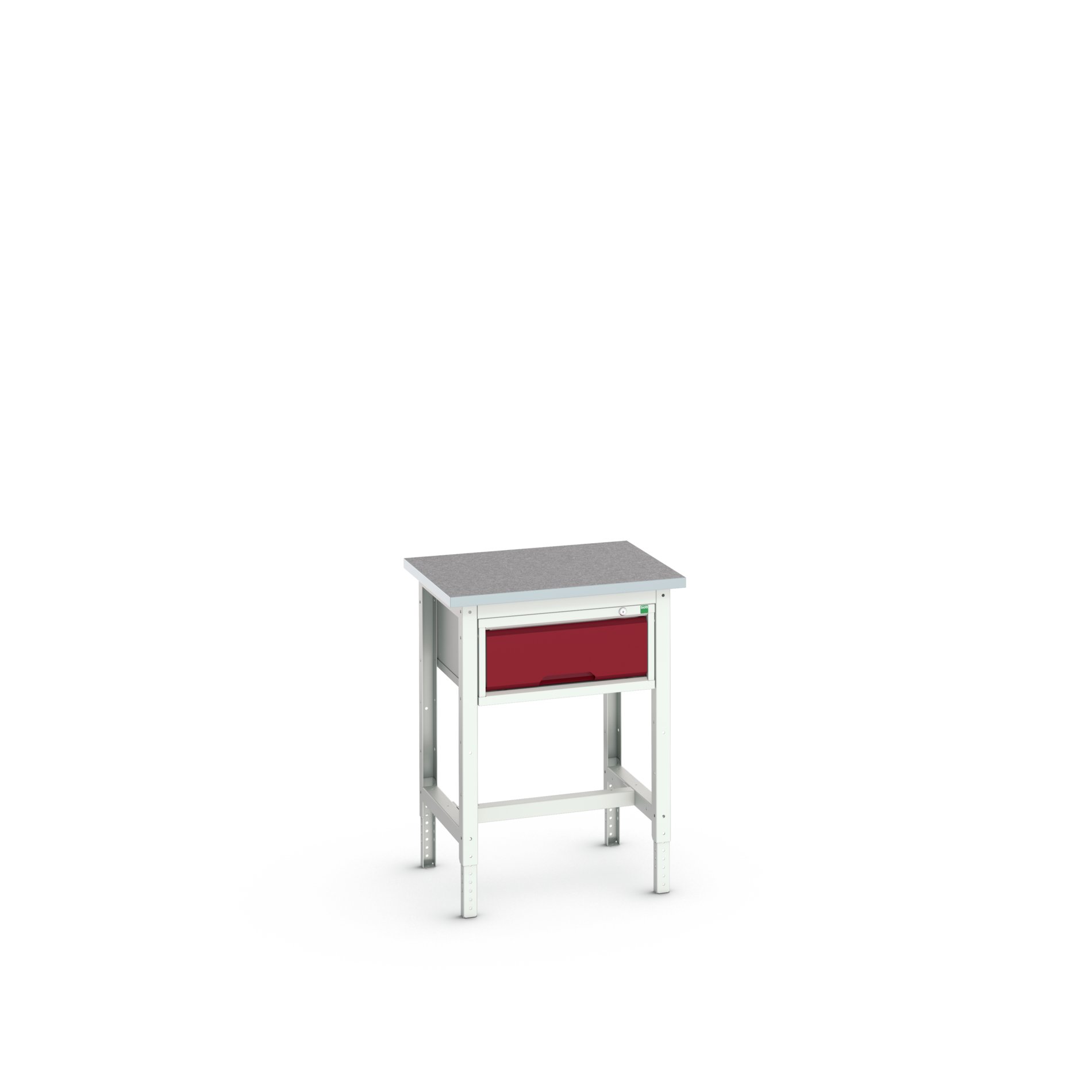 Bott Steel Workbench, 200kg Max Load Adjustable Height, 930 mm x 600mm x 700 mm