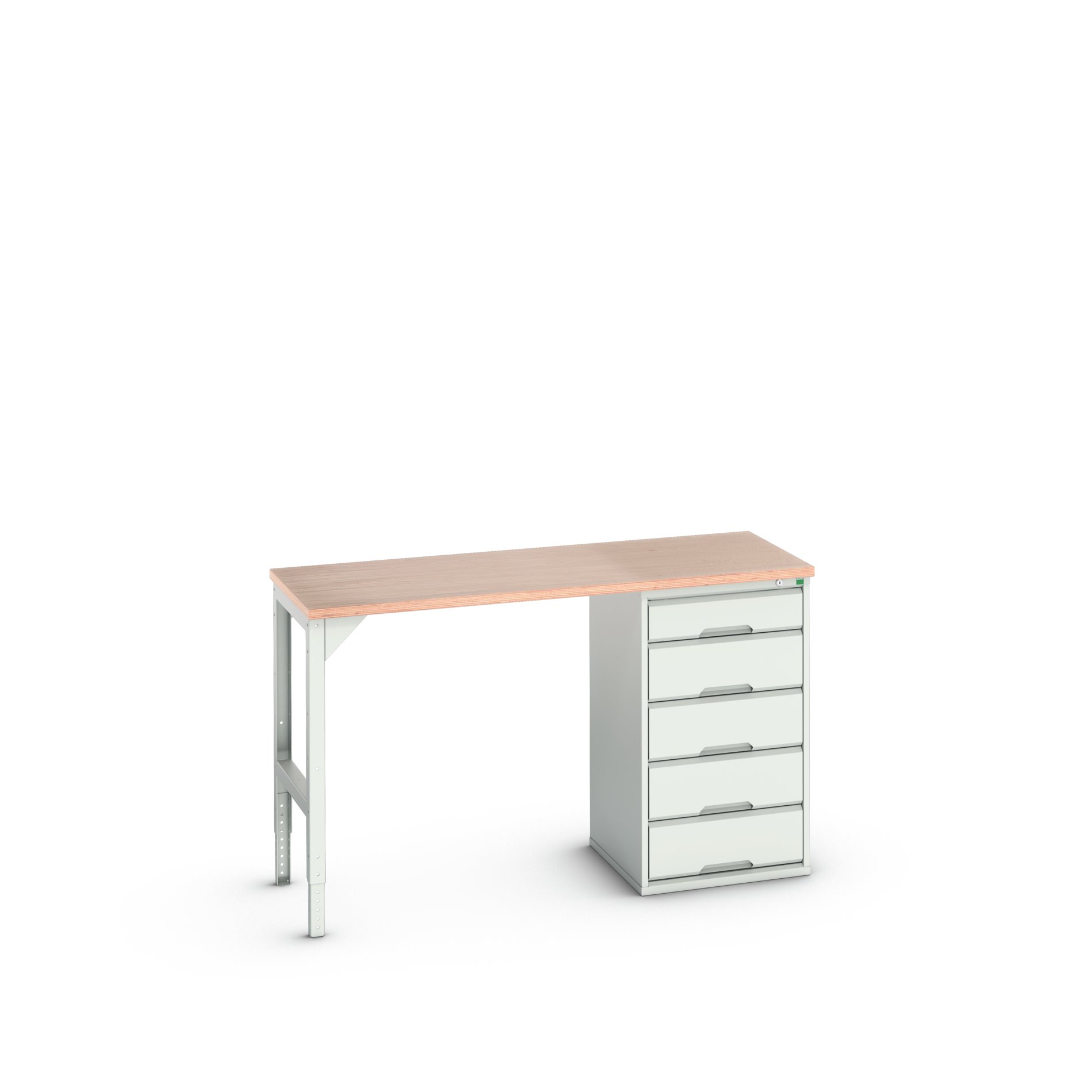 Bott Steel Workbench, 300kg Max Load Adjustable Height, 930 mm x 600mm x 1500 mm