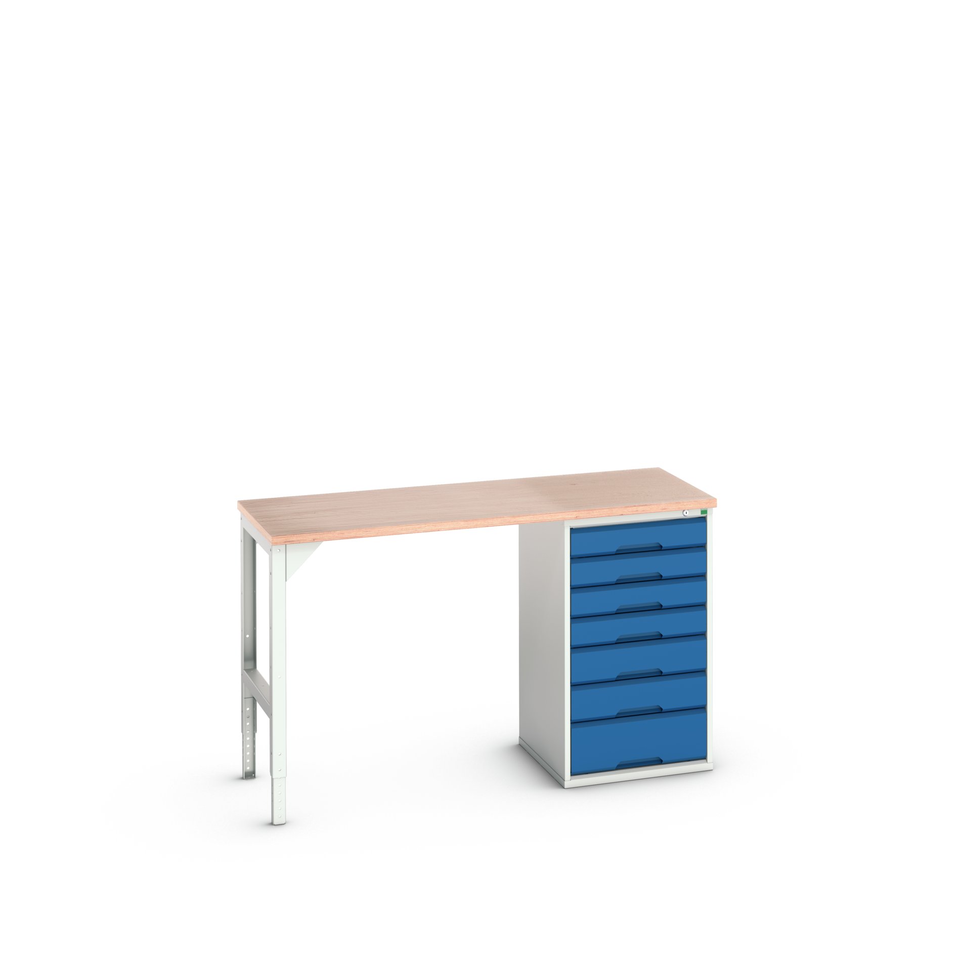 Bott Steel Workbench, 300kg Max Load Adjustable Height, 930 mm x 600mm x 1500 mm