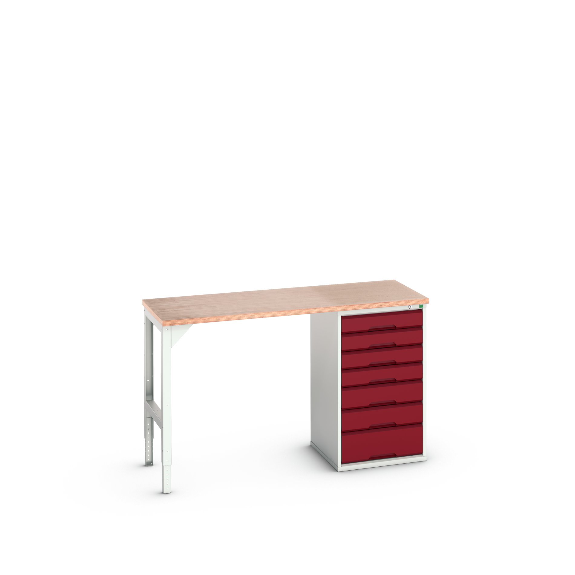 Bott Steel Workbench, 300kg Max Load Adjustable Height, 930 mm x 600mm x 1500 mm