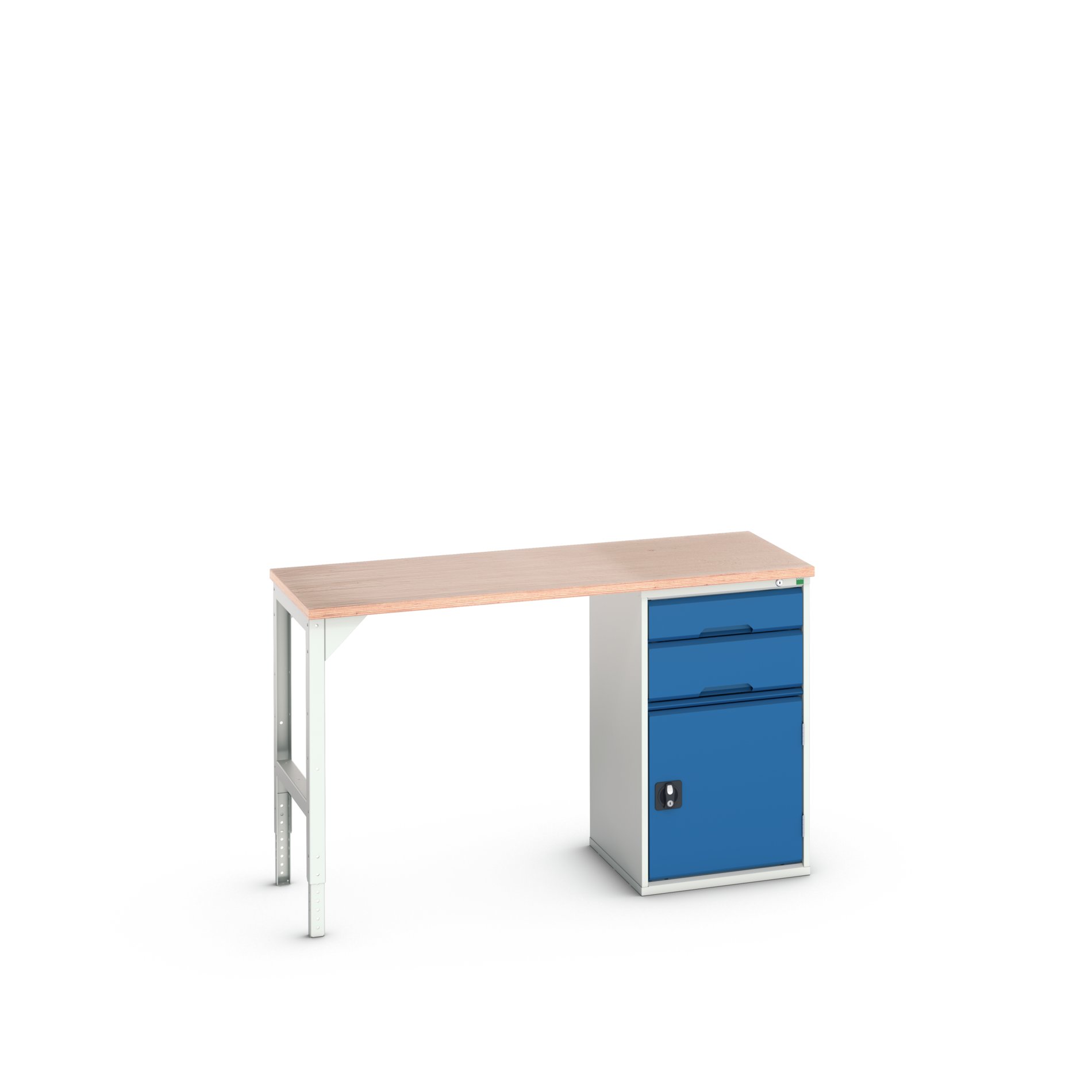 Bott Steel Workbench, 300kg Max Load Adjustable Height, 930 mm x 600mm x 1500 mm