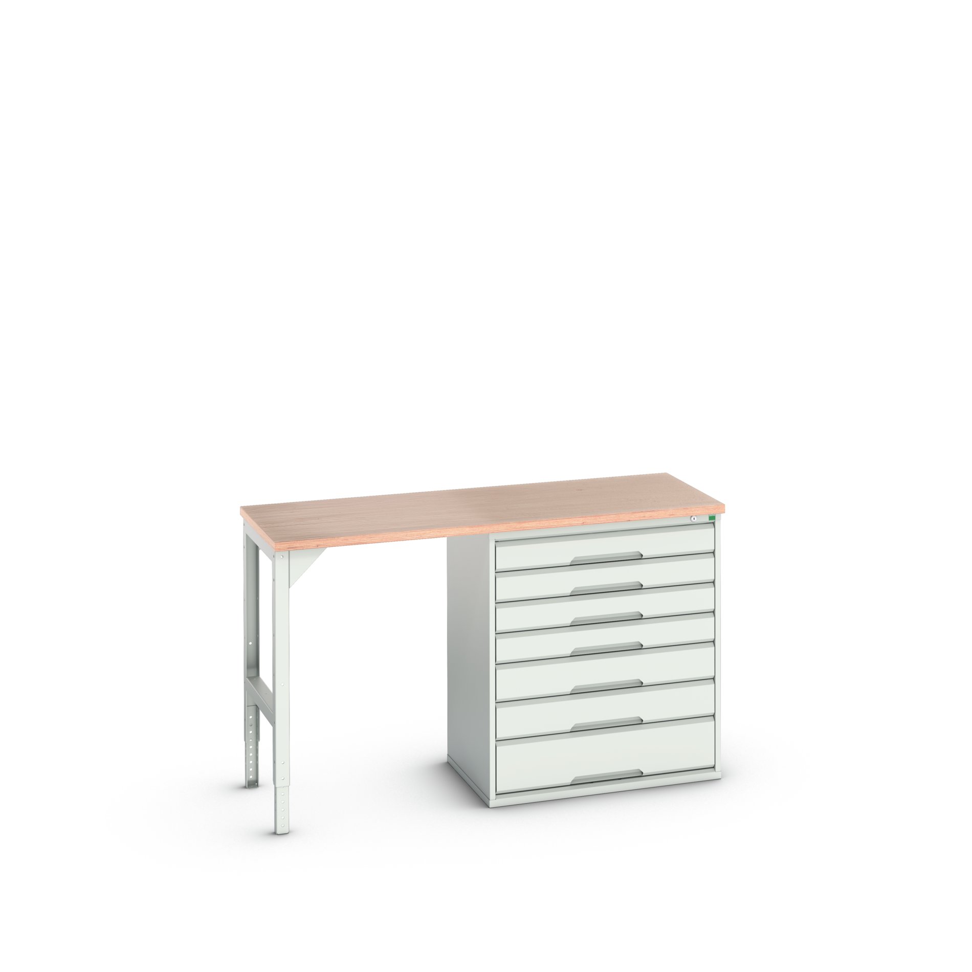Bott Steel Workbench, 300kg Max Load Adjustable Height, 930 mm x 600mm x 1500 mm