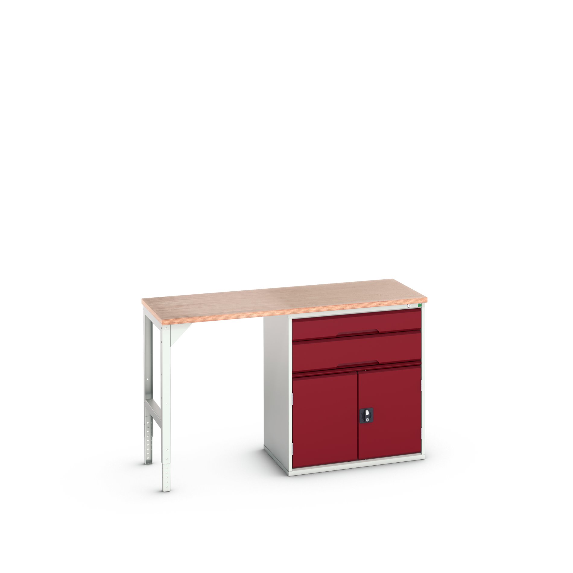 Bott Steel Workbench, 300kg Max Load Adjustable Height, 930 mm x 600mm x 1500 mm