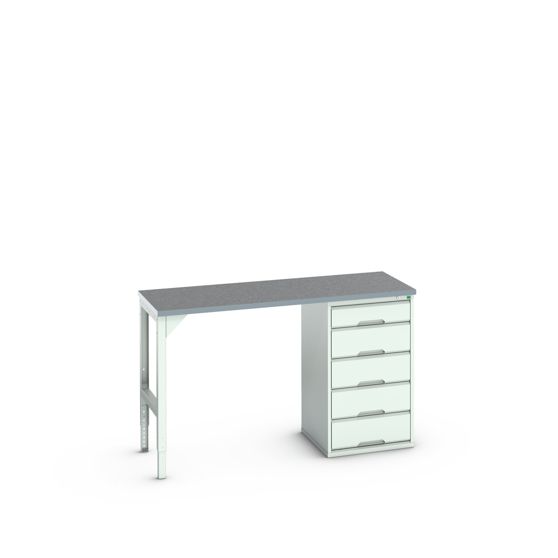 Bott Steel Workbench, 300kg Max Load Adjustable Height, 930 mm x 600mm x 1500 mm