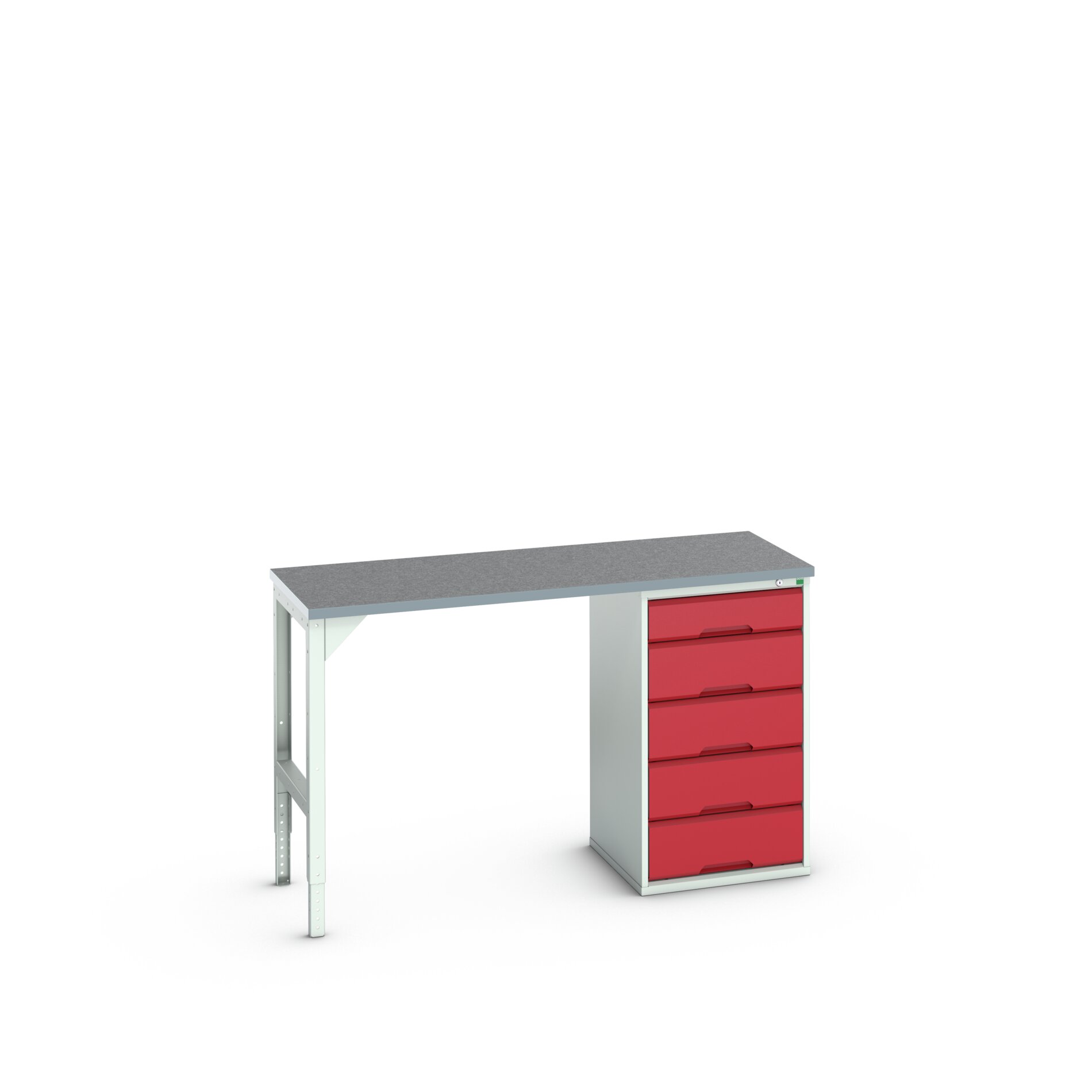 Bott Steel Workbench, 300kg Max Load Adjustable Height, 930 mm x 600mm x 1500 mm
