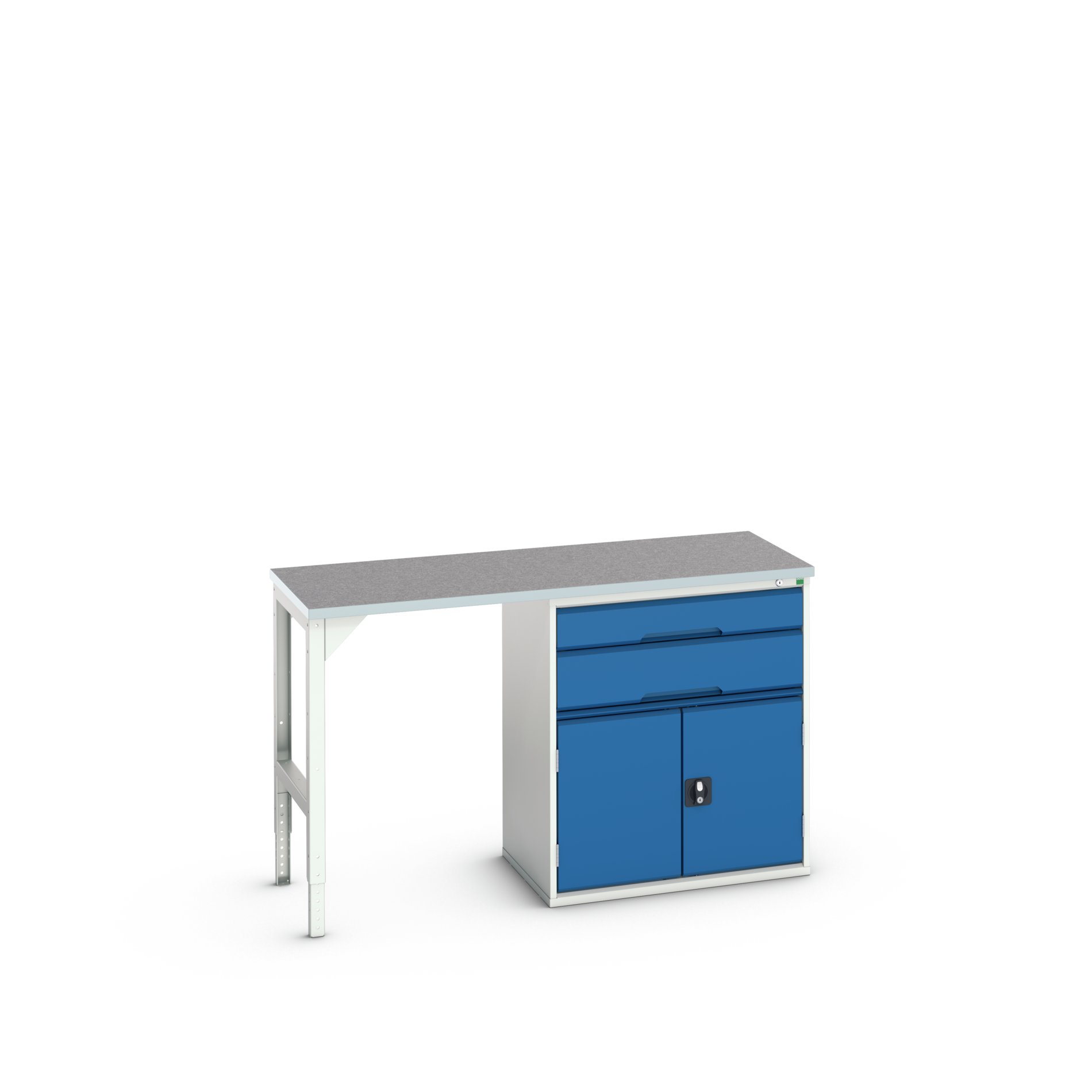 Bott Steel Workbench, 300kg Max Load Adjustable Height, 930 mm x 600mm x 1500 mm