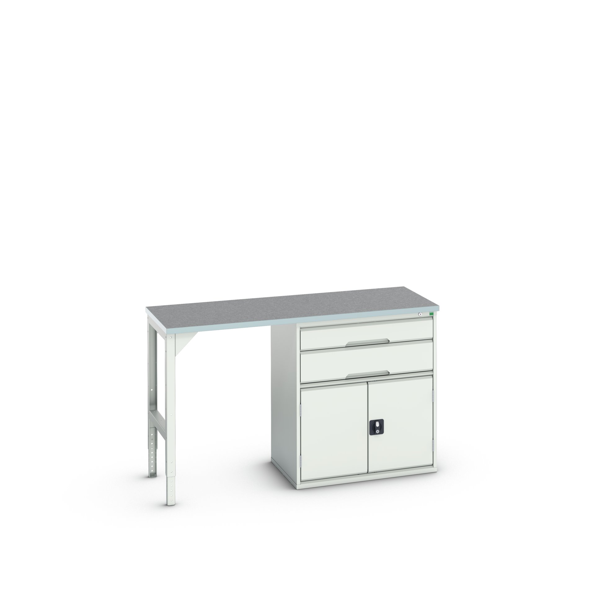 Bott Steel Workbench, 300kg Max Load Adjustable Height, 930 mm x 600mm x 1500 mm