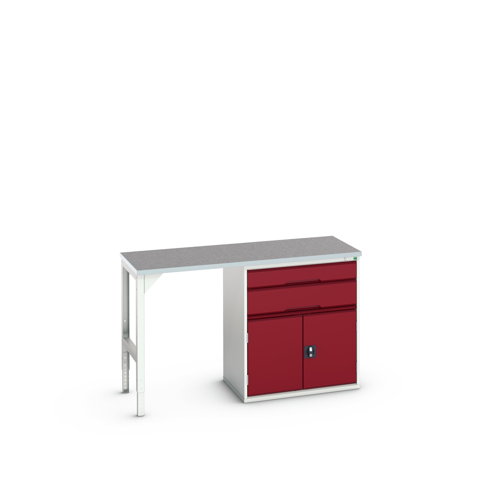 Bott Steel Workbench, 300kg Max Load Adjustable Height, 930 mm x 600mm x 1500 mm